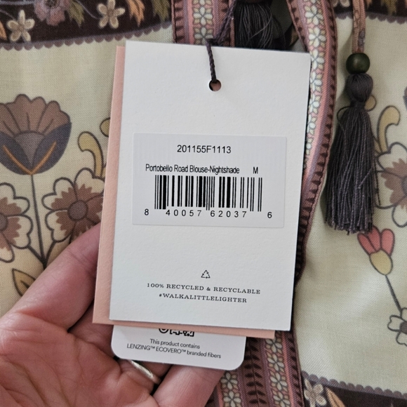 Spell portobello blouse nightshade NWT M - Picture 3 of 5